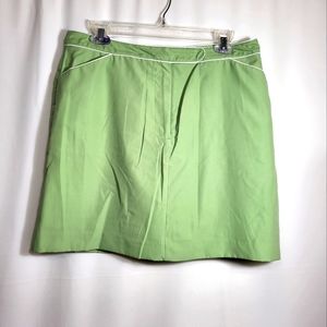 Izod x-tra dry mint green skort  women's 10  #842